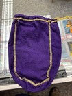 Medium Purple Crown Royale Drawstring Bag 9    Great Condition
