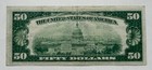 1929  50 Bill National Currency Note Frb Chicago  Il G 182a-zitcud