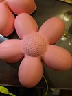  2  Ikea Smila Blomma Pink Flower Wall Lamp With Green Cord Tested Works 