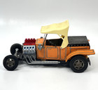 Vintage Alps Battery Powered Hot Rod Custom T Ford Tin Toy Car-parts Only
