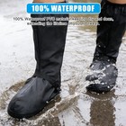 Reusable Rain Shoe Covers Waterproof Anti-slip Overshoes Boots Long Protector