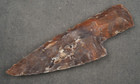 Knife Tip 3 6  Flint Spearhead Head Knife Blade Arrowhead I-750