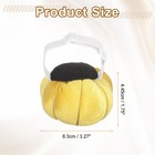 Wrist Pin Cushion Wristband Sewing Pincushion With 100 Head Needles Yellow 
