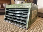 Vintage Kloster 5 Drawer Metal Spool Cabinet Store Display Sewing Box Silhouette