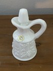 Vintage Westmoreland Milk Glass Grape Cruet Bottle Olive Oil Vinegar W Stopper
