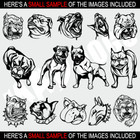 Mad Dogs Clipart-vector Clip Art-vinyl Cutter Plotter Images  tshirt Graphics Cd