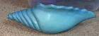 Vintage Van Briggle 16  Turquoise Blue Pottery Conch Shell Planter Colorado Sprs
