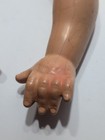    antique   vintage 6  Long Composition Doll Arms Dolls Replacement Crafts Restore
