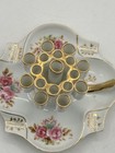 Saji Porcelain 17 Slot Cigarette Holder And Ashtray Combination Vintage Japan