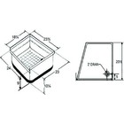 Icon 00463 Sp200-pw Rv Angled Entry Shower Pan - 24  X 23  X 10  - Polar White