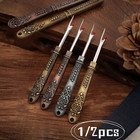 2pcs Vintage Seam Ripper Stitch Remover Multi-purpose Thread Cutter Sewing Tool