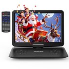 17 9  Portable Dvd Player 15 6  Hd Swivel Screen 6 Hour Rechargeable Battery New