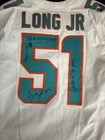 Miami Dolphins David Long Jr Game Used Worn Signed Jersey 2023 Season Loa