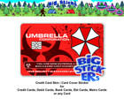 Evill Residents Umbrella Corp Credit Card Skin Cover Smart Atm Sticker Wrap