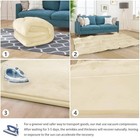 Baby Play Mat For Floor Nursery Rug Muscle Mat 74 x50  Light Beige
