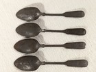 Set Of 4 Antique American Silverplate 8 25  Spoons Wb w 900 168 Grams