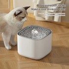 Pet Water Fountain Automatic Cat Dog Water Dispenser Filtered Drinking Bowl 3l