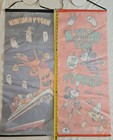 2 Disney Halloween Banner Disney Cruise Line Black Spooky Orange Flags Witch