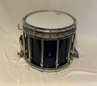 14  Yamaha Sfz Mts Marching Snare Drum W  Blue Forest Shell   Chrome Hardware