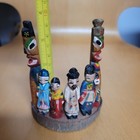 Korean Folk Figures Dolls Great General Of Heaven   The Underworld Vintage Japan