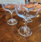 Vintage Set Of 3 Cocktail Glasses 