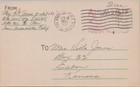 1952 Korean War Era Us Army Letter Postcard From Korea To Kansas