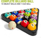 16 Pcs Standard 21 4 Inch Replacement Billiard Cue Pool Table Balls Set