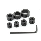 7pcs Drill Bit Shaft Depth Stop Collars Ring Set 3-12mm Woodworking Wood Drills