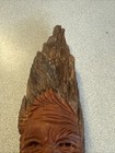 Rustic 9  Wood Spirit Hand Carved Pine Knot-signed numbered-l  Holloway