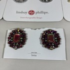 Lot Of 6 New Lindsay Phillips Interchangeable Snaps Shoes Charms - Brand New