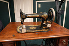 Antique 1891 Singer Sewing Machine With Foot Treadle        Timeless Elegance