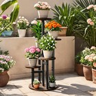 Plant Stand 6 Tier Indoor Metal Flower Shelf Plants Corner Tall Flower Holders