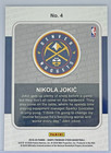 2019-20 Panini Nba Hoops Premium Stock Nikola Jokic Back Stage Pass  4 Nuggets