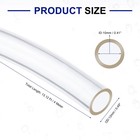 Pvc Tubing  10mm Id X 12mm Od - 13 Feet Long Clear Vinyl Water Pipe