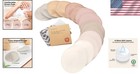 Organic Nursing Pads - 14 Bamboo Breast Pads For Leakage Protection  l 4 8  