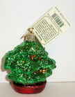 2018 Bonsai Tree - Old World Christmas - Blown Glass Ornament New W tag