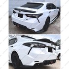 For 2018-2024 Toyota Camry Se Xse Rear Bumper Diffuser Lip W   Smoke Led Light