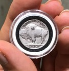 1937 Hobo Nickel Buffalo Nickel  gentleman With Hat   Collar  - Carved Coin Art