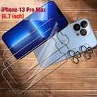 Bundle For Iphone 13 Pro Max Mini Tempered Glass Screen Protector Film Coverage