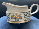 Villeroy   Boch Basket Gravy Boat China 4  H X 7-1 4 l No Underplate