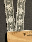 Antique French Lace Insertion Delicate Floral Motiff Trim Bisque Doll 1 2 x 52 