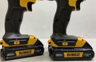 Dewalt 20v Max Cordless Drill impact 2 Tool Combo Kit W 2 Batteries  Charger