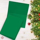 Holiday Christmas Green Blank 5x7 Greeting Cards With Green A7 Envelopes  25    