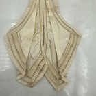 Vtg Sibley Lindsay   Curr Co Beige Silk Lace Collar Ascot Victorian