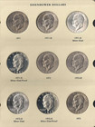 1971-1978 P d s Eisenhower Dollar 32 Coins Complete Set W littleton Album  lca11