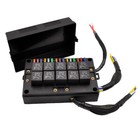 Universal Pre-wired 15 Slots Fuse Relay Box 12v Automotive  Block 10 Way Jd1914