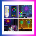 Rgb Color Changing Firework Led Light  Customizable Via App And Remote