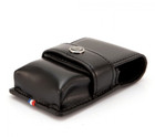 S t  Dupont Black Leather Legrand   Line 2 Lighter Case Pouch  180024 New In Box