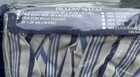 Vintage Ralph Lauren European Pillow Square Sham Blue White Stripe 100  Cotton 