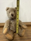 Vintage 1950s Steiff   Tan Mohair Teddy Bear 9    No Button Brown Stitched Nose